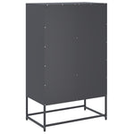 Hoge Kast 68X39X111,5 Cm Staal Kleurig