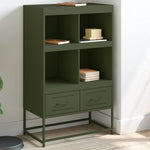 Hoge Kast 68X39X111,5 Cm Staal Kleurig