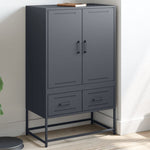 Hoge Kast 68X39X111,5 Cm Staal Olijf