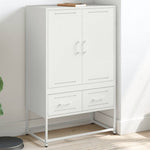 Hoge Kast 68X39X111,5 Cm Staal Olijf