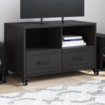 Tv-Meubel 68X39X43,5 Cm Staal Olijf