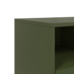 Tv-Meubel 68X39X43,5 Cm Staal Olijf