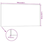 Wandpanelen 5 St 3D 100X50 Cm Eps