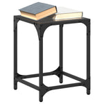 Salontafel Met Glazen Blad Staal