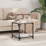 Salontafels Met Glazen Blad Staal