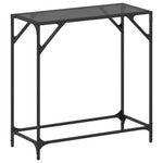 Wandtafel Met Glazen Blad Staal