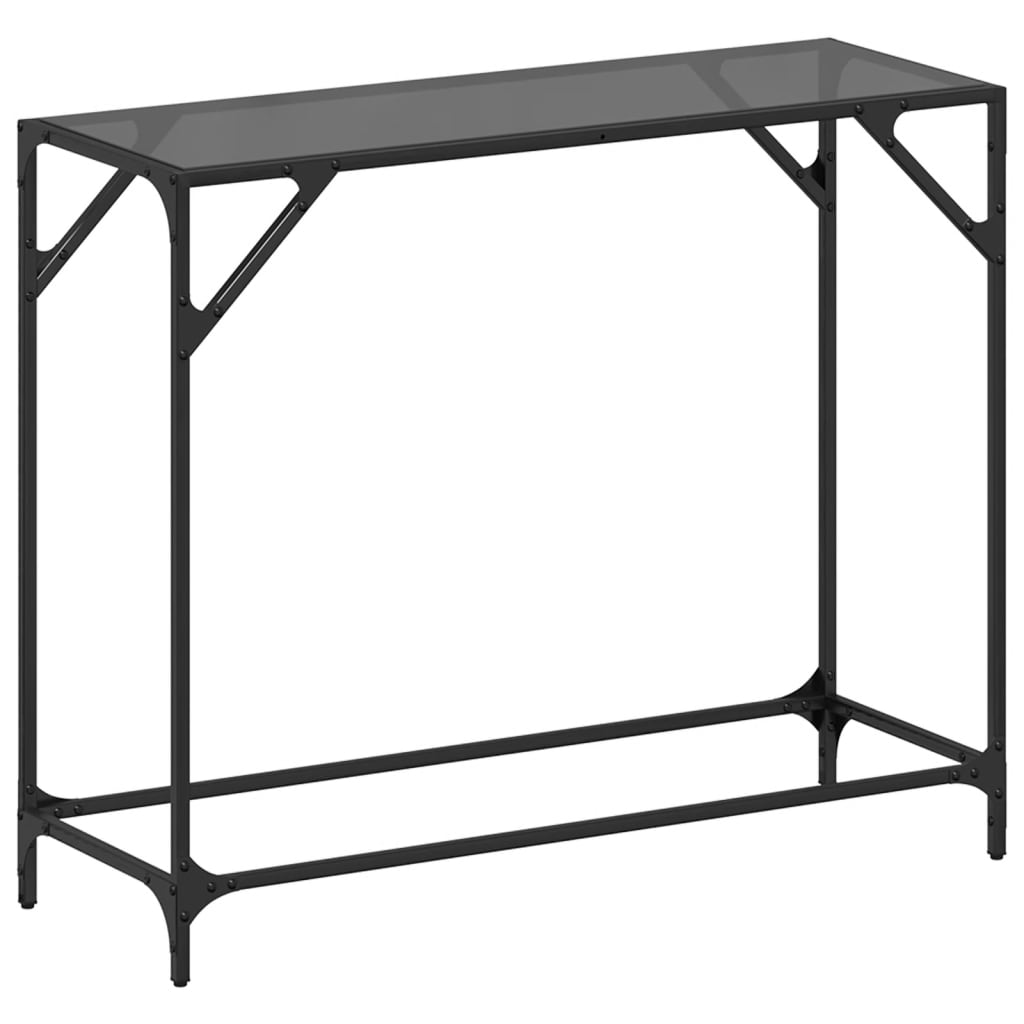 Wandtafel Met Glazen Blad Staal