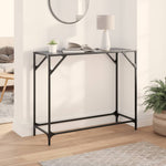 Wandtafel Met Glazen Blad Staal