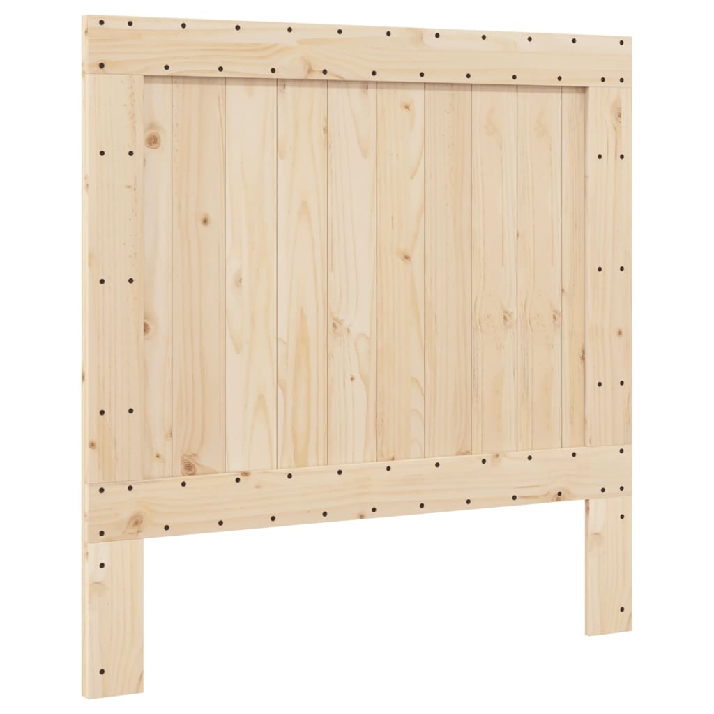 Bedframe Met Hoofdbord Massief Grenenhout 100X200 Cm Groen