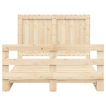 Bedframe Met Hoofdbord Massief Grenenhout 160X200 Cm