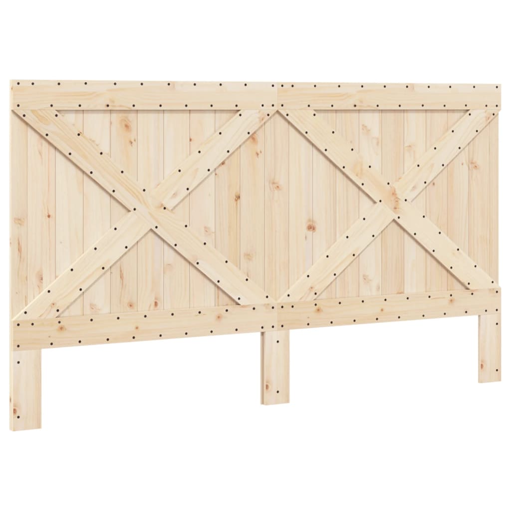 Bedframe Met Hoofdbord Massief Grenenhout 180X200 Cm Groen