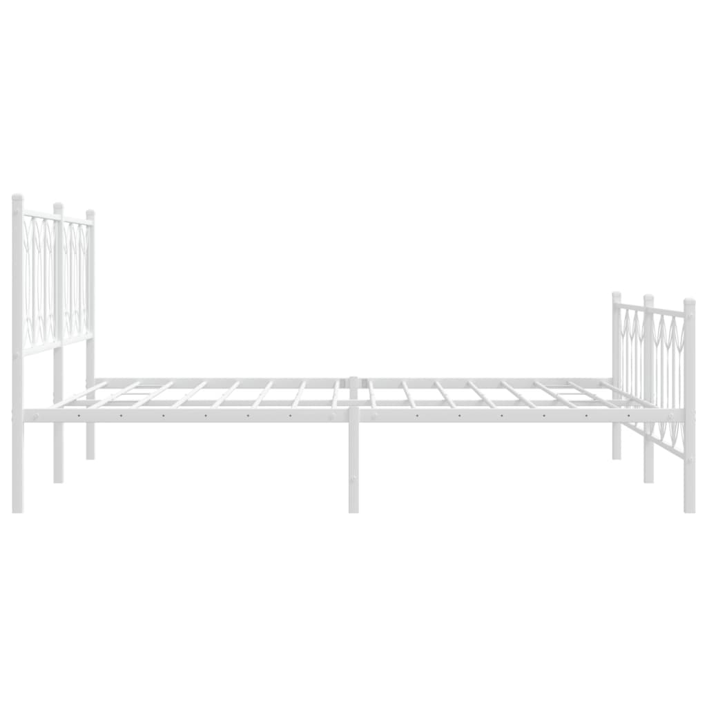 Bedframe Met Hoofd- En Voeteneinde Metaal