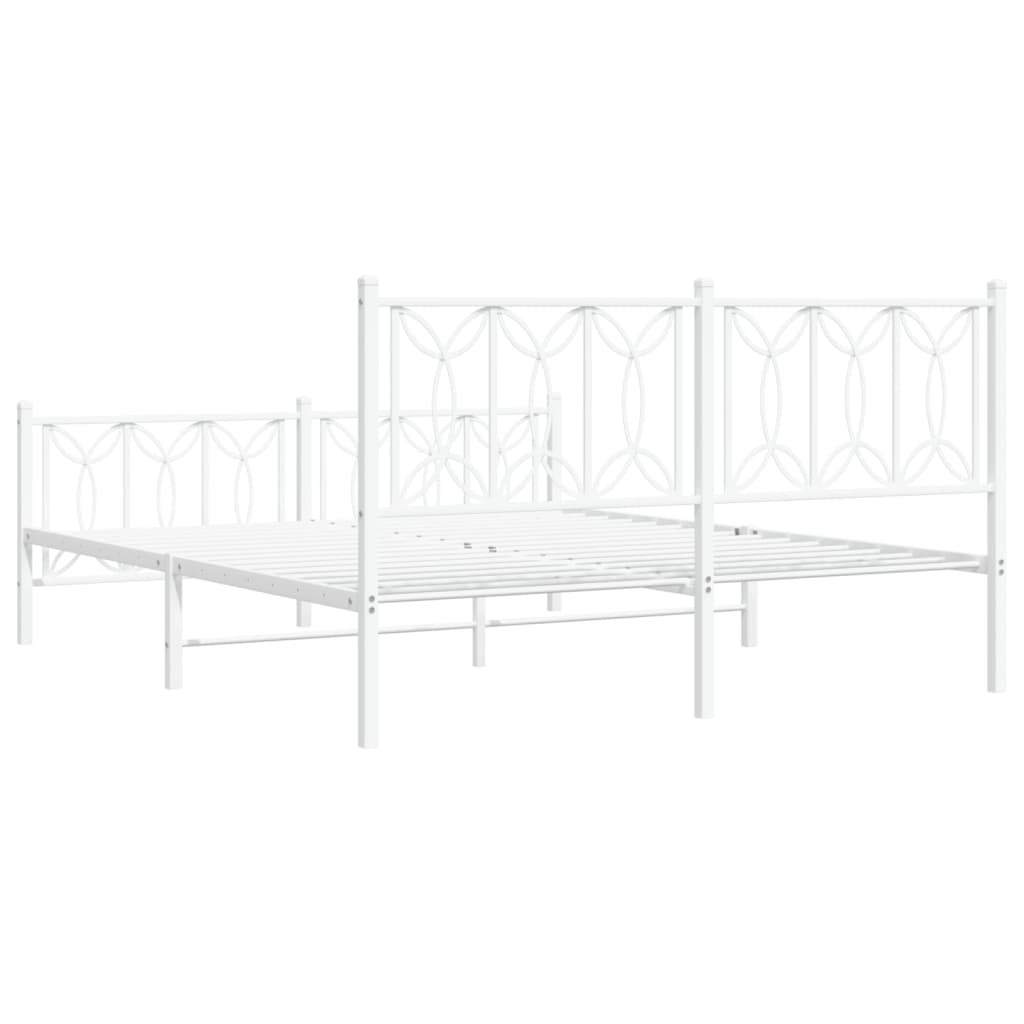 Bedframe Met Hoofd- En Voeteneinde Metaal