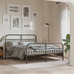 Bedframe Met Hoofd- En Voeteneinde Metaal