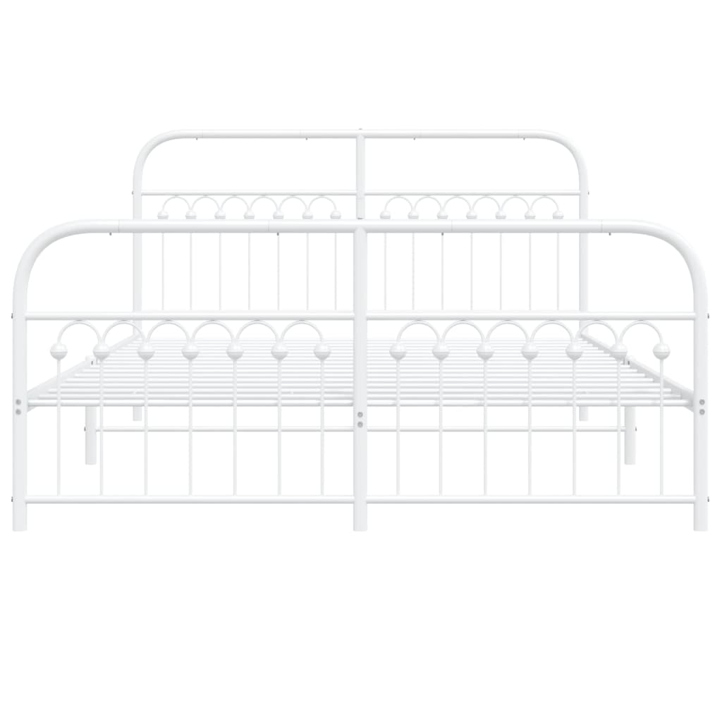 Bedframe Met Hoofd- En Voeteneinde Metaal