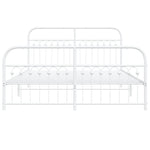 Bedframe Met Hoofd- En Voeteneinde Metaal