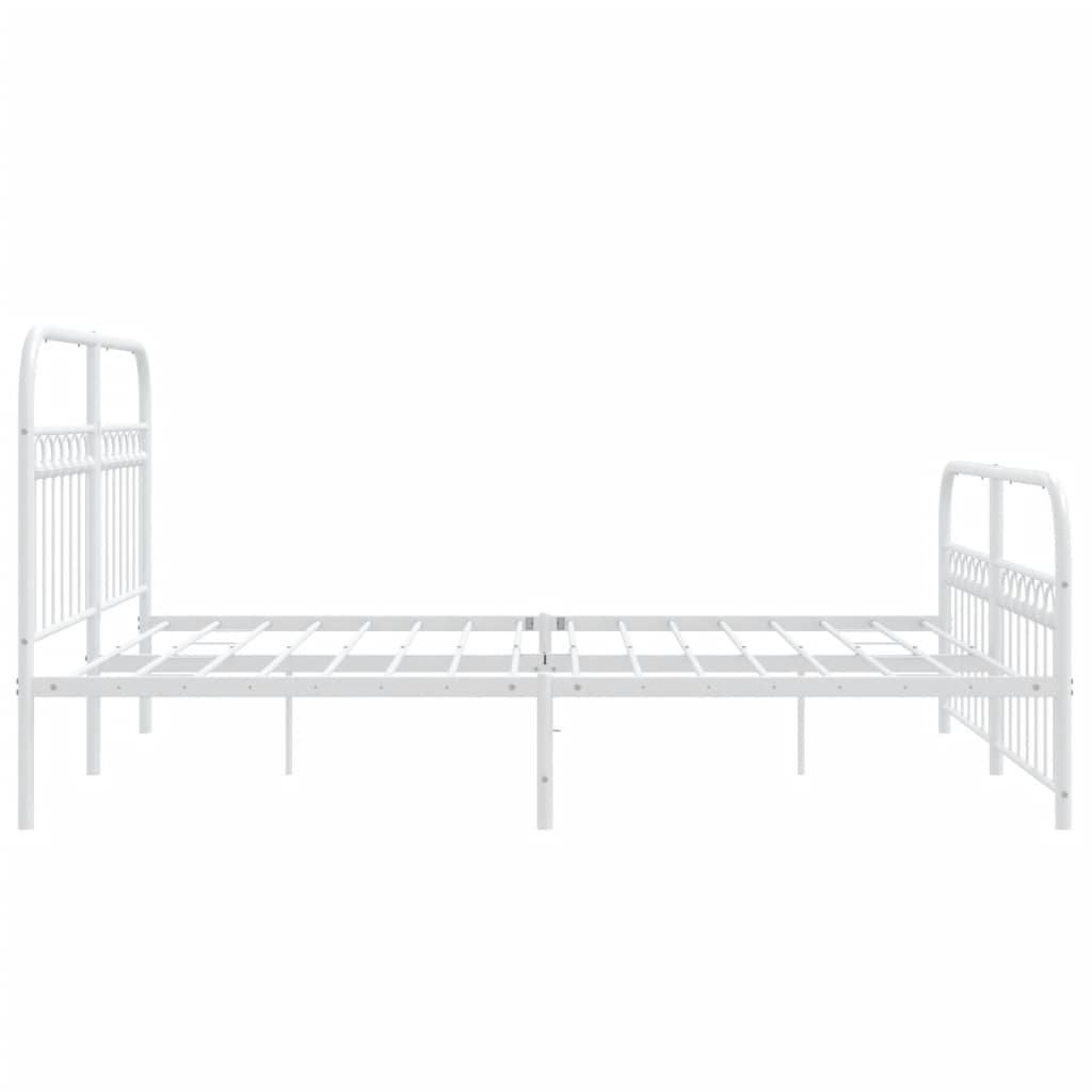 Bedframe Met Hoofd- En Voeteneinde Metaal