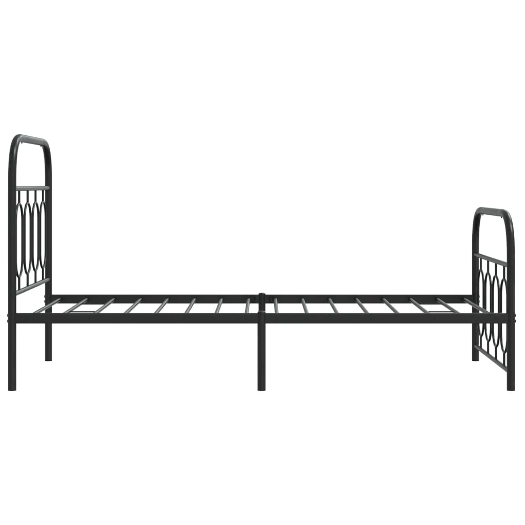 Bedframe Met Hoofd- En Voeteneinde Metaal