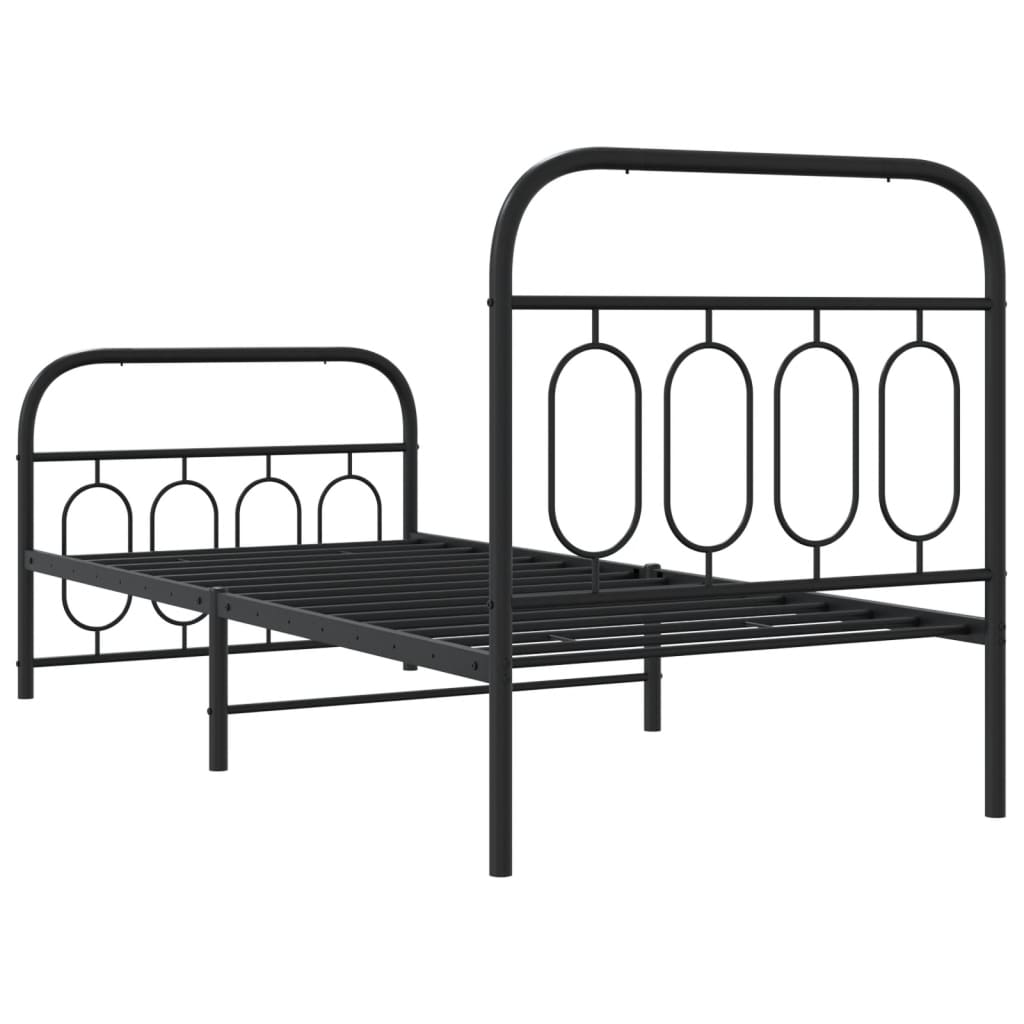 Bedframe Met Hoofd- En Voeteneinde Metaal