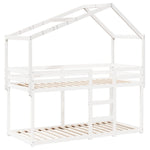 Kinderbedhuisje 213X85,5X144,5 Cm Massief Grenenhout