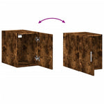 Wandkast 30X42,5X40 Cm Bewerkt Hout Kleurig