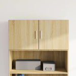 Wandkast 80X42,5X40 Cm Bewerkt Hout Kleurig