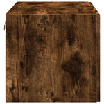 Wandkast 80X42,5X40 Cm Bewerkt Hout Kleurig