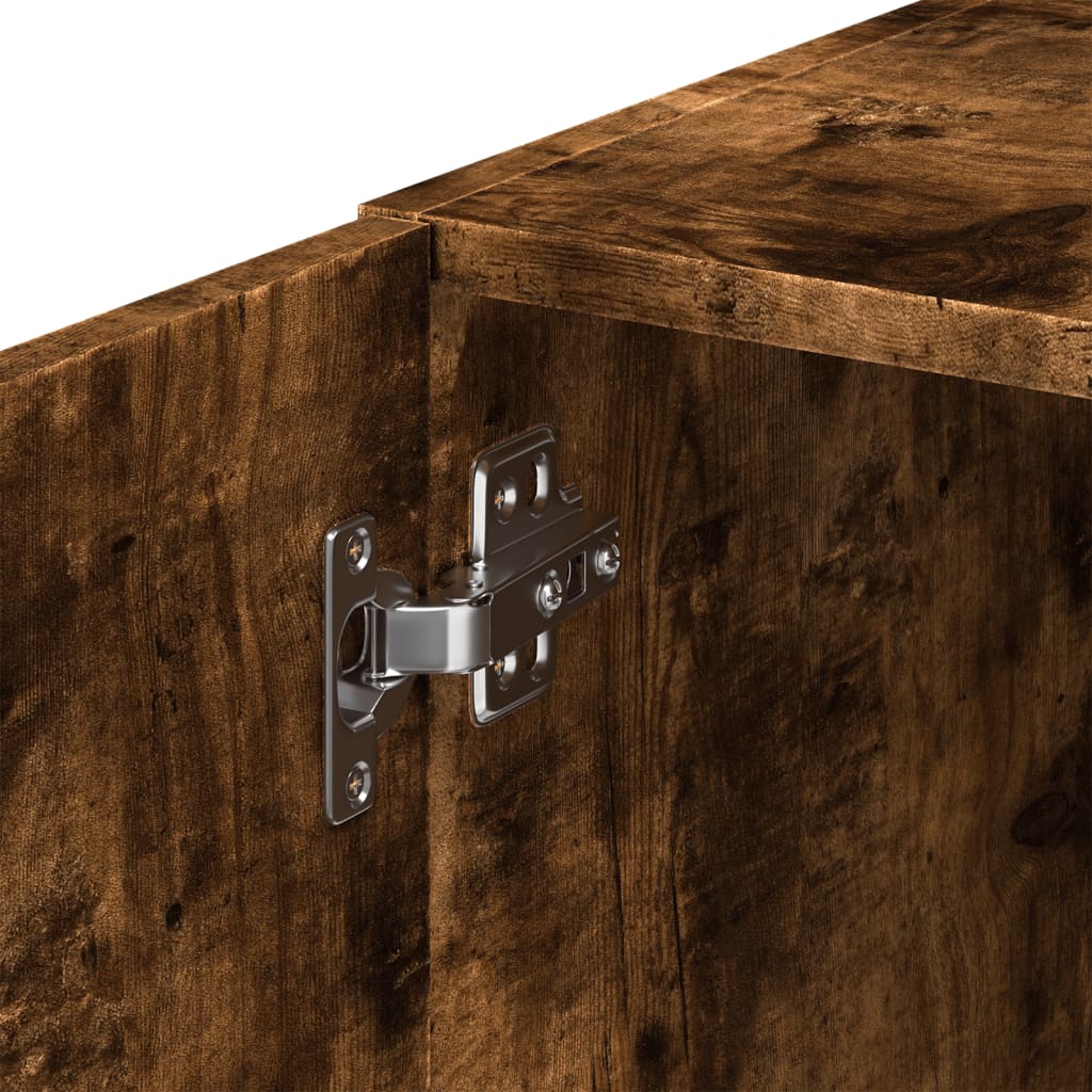 Wandkast 80X42,5X40 Cm Bewerkt Hout Kleurig