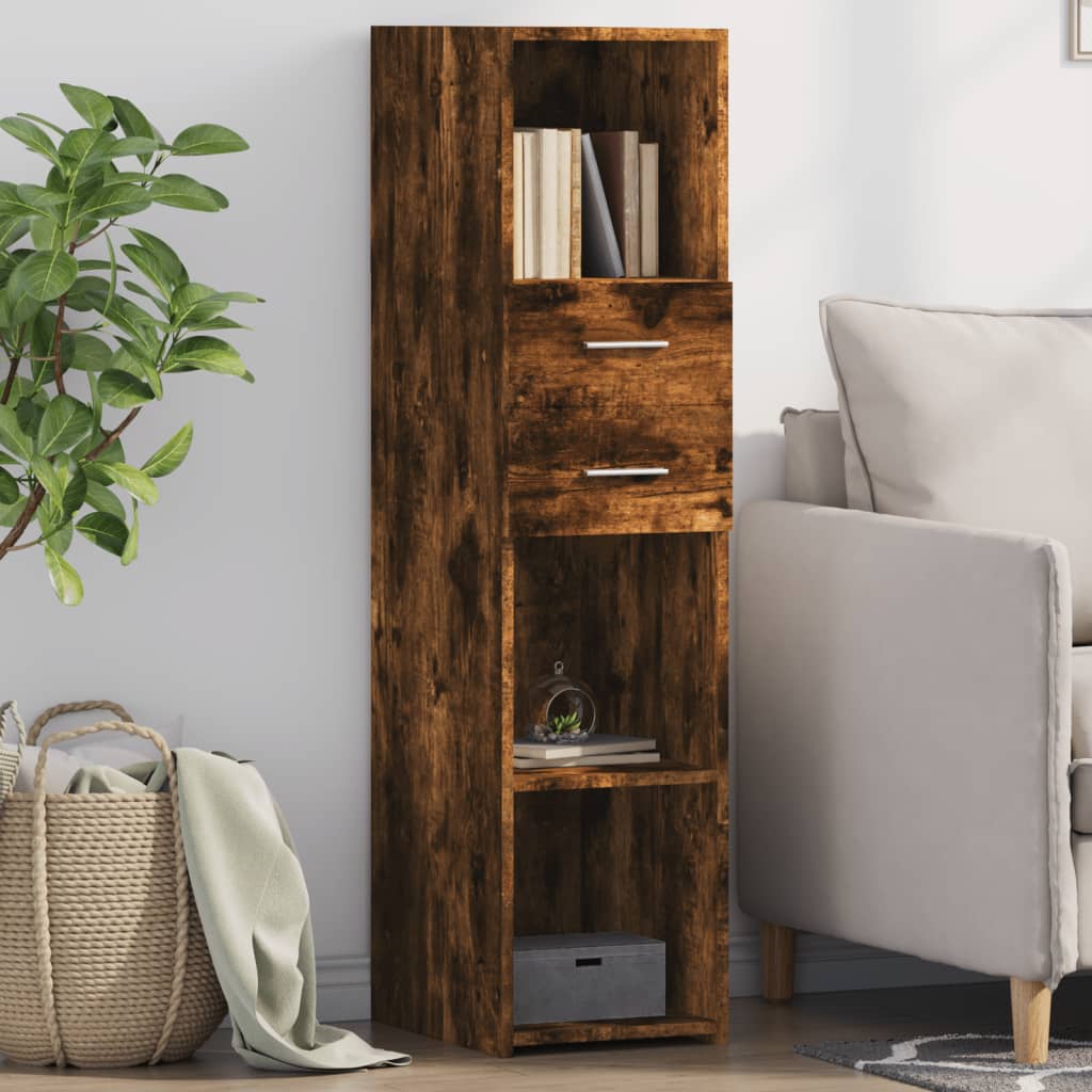 Hoge Kast 30X42,5X124 Cm Bewerkt Hout Ig