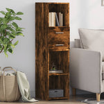 Hoge Kast 30X42,5X124 Cm Bewerkt Hout Ig