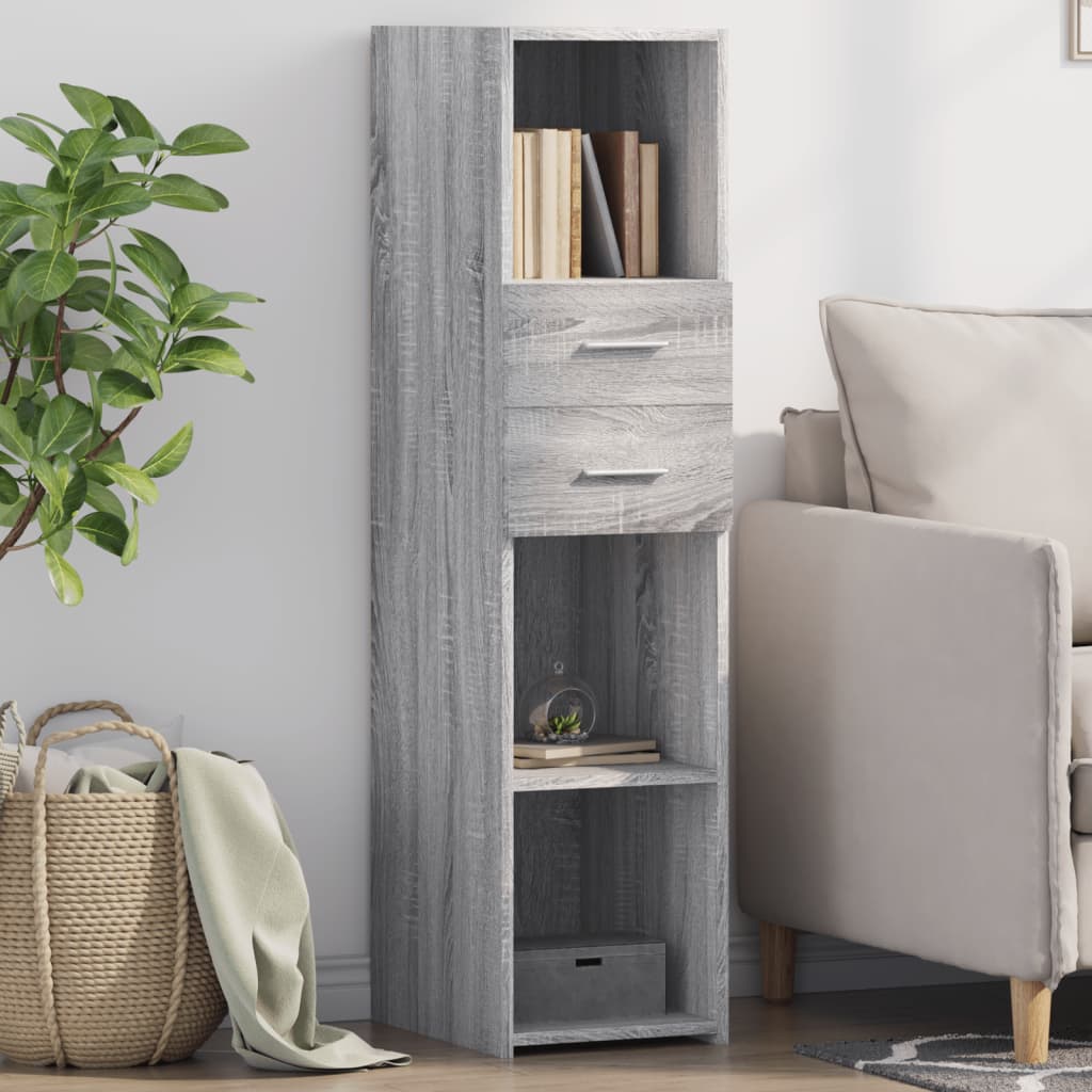 Hoge Kast 30X42,5X124 Cm Bewerkt Hout Ig