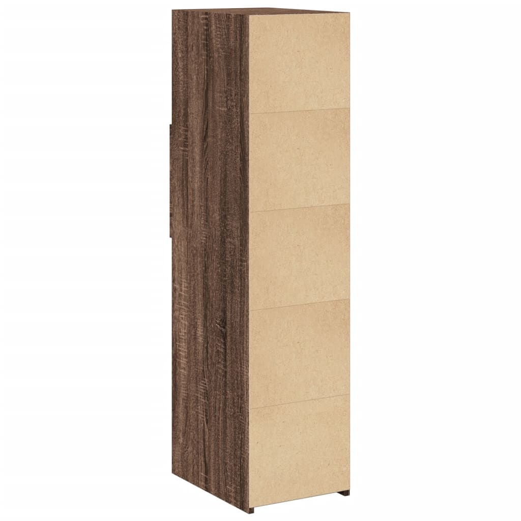 Hoge Kast 30X42,5X124 Cm Bewerkt Hout Ig