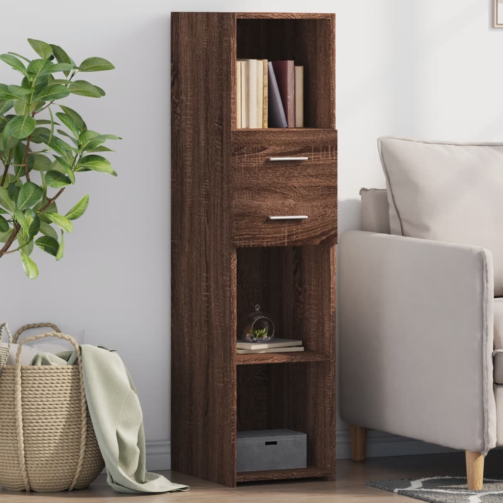 Hoge Kast 30X42,5X124 Cm Bewerkt Hout Ig