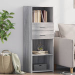 Hoge Kast 45X42,5X124 Cm Bewerkt Hout Ig