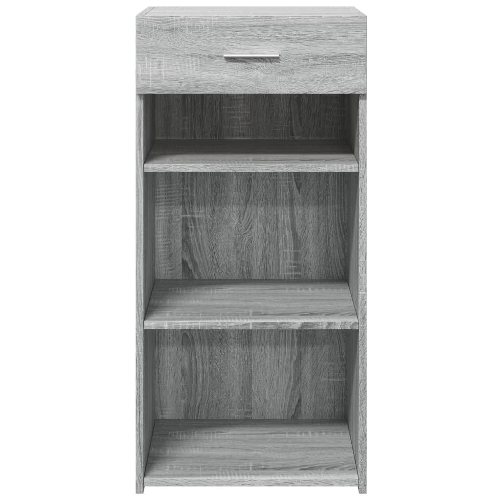 Dressoir 45X42,5X93 Cm Bewerkt Hout Eikenkleurig