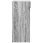 Dressoir 45X42,5X93 Cm Bewerkt Hout Eikenkleurig