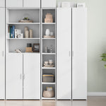 Hoge Kast 30X41X185 Cm Bewerkt Hout Kleurig