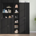 Hoge Kast 30X41X185 Cm Bewerkt Hout Kleurig