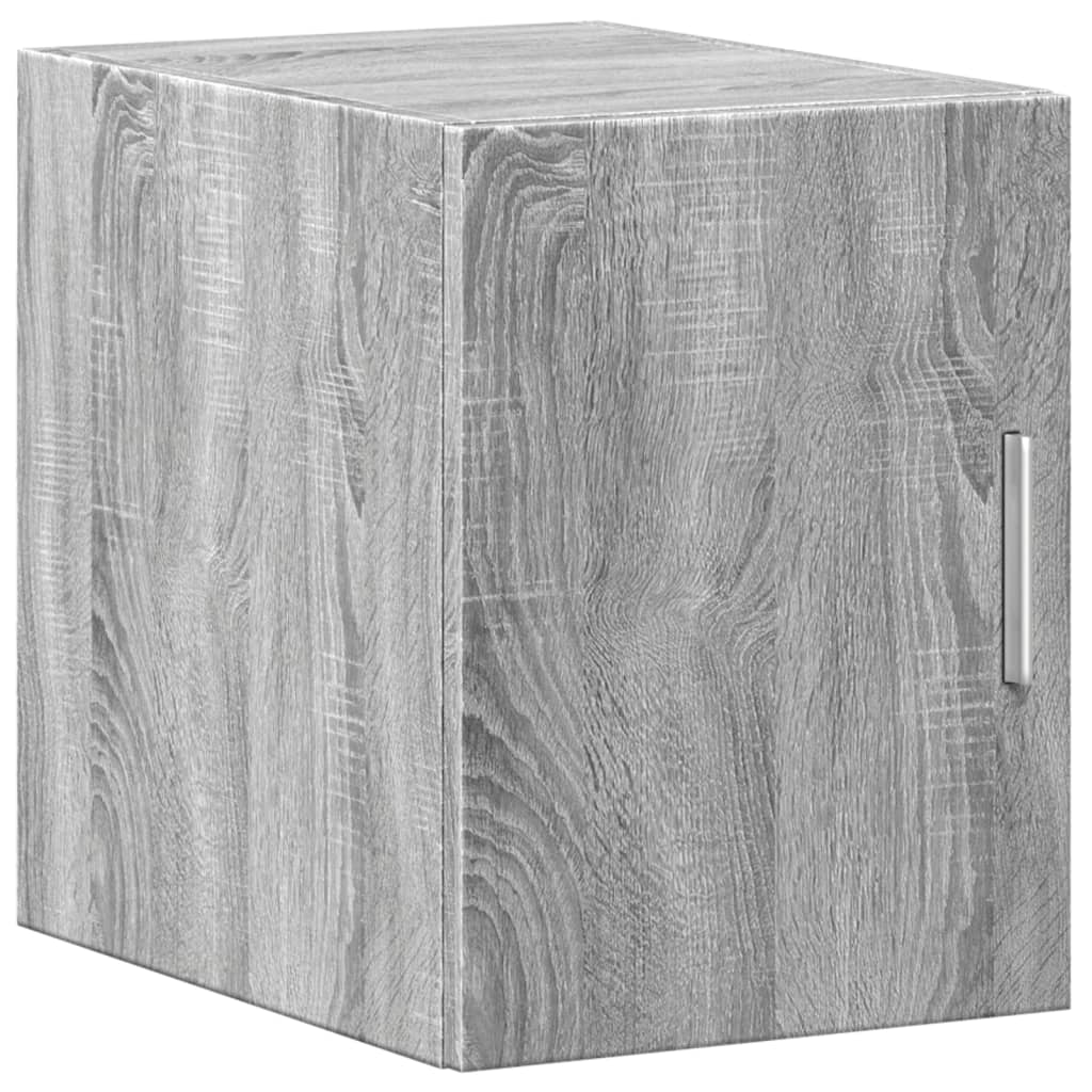 Opbergkast Smal 30X42,5X225 Cm Bewerkt Hout Eiken