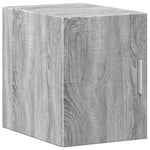 Opbergkast Smal 30X42,5X225 Cm Bewerkt Hout Eiken