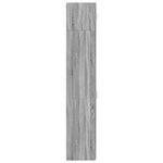 Opbergkast Smal 30X42,5X225 Cm Bewerkt Hout Eiken