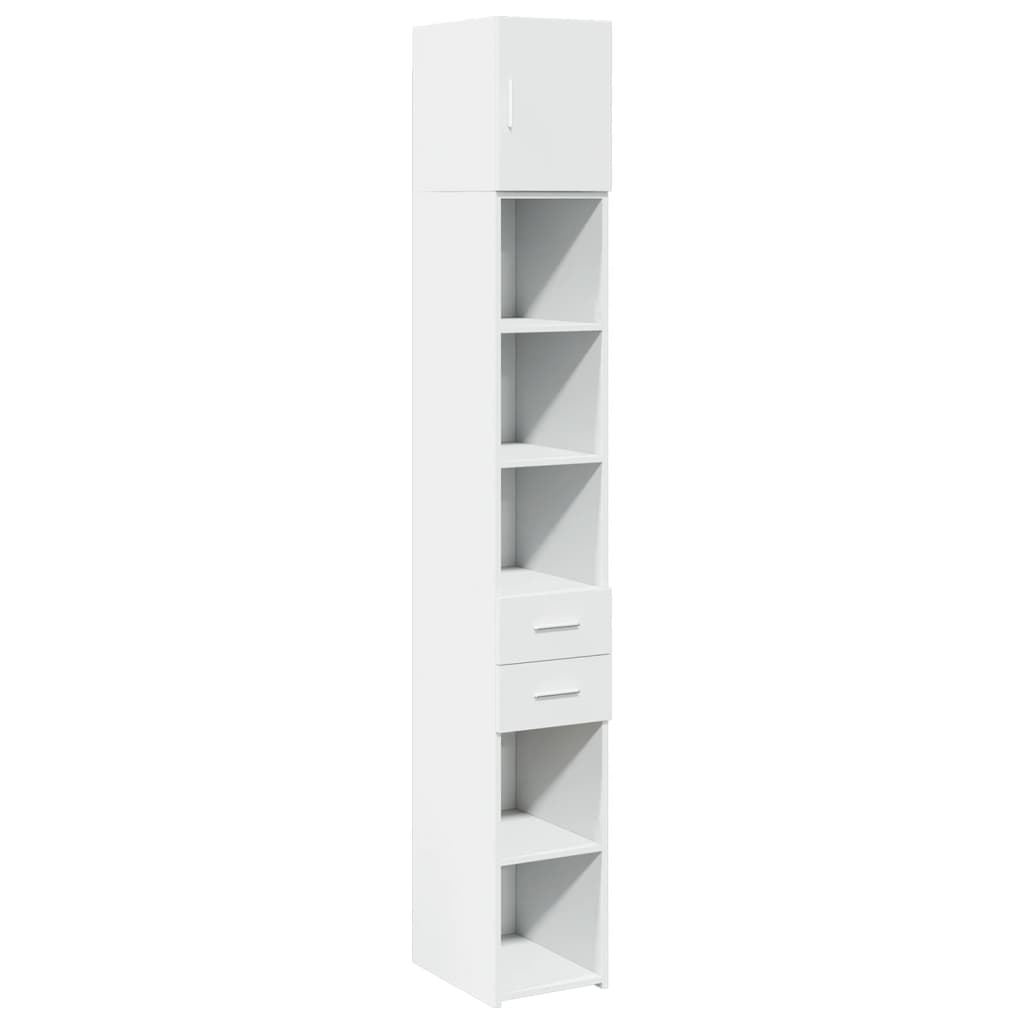 Opbergkast Smal 30X42,5X225 Cm Bewerkt Hout