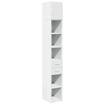 Opbergkast Smal 30X42,5X225 Cm Bewerkt Hout
