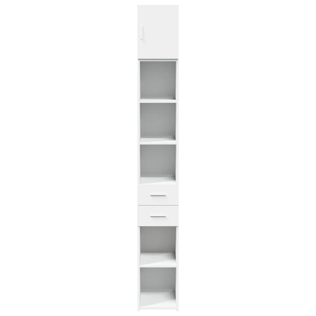 Opbergkast Smal 30X42,5X225 Cm Bewerkt Hout