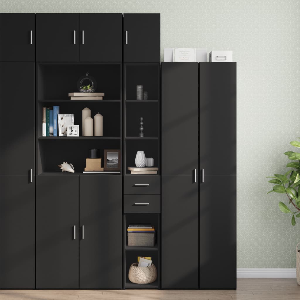 Opbergkast Smal 30X42,5X225 Cm Bewerkt Hout