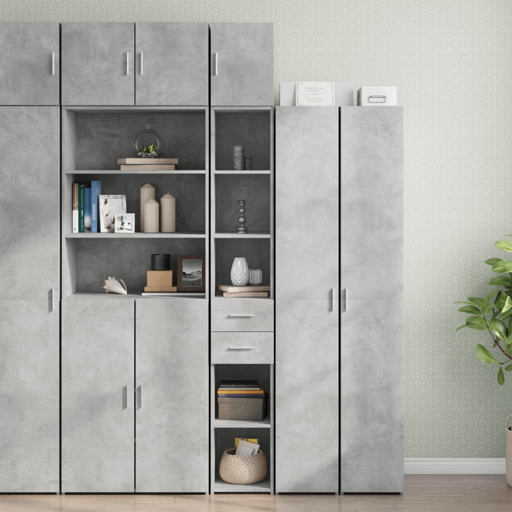 Opbergkast Smal 30X42,5X225 Cm Bewerkt Hout