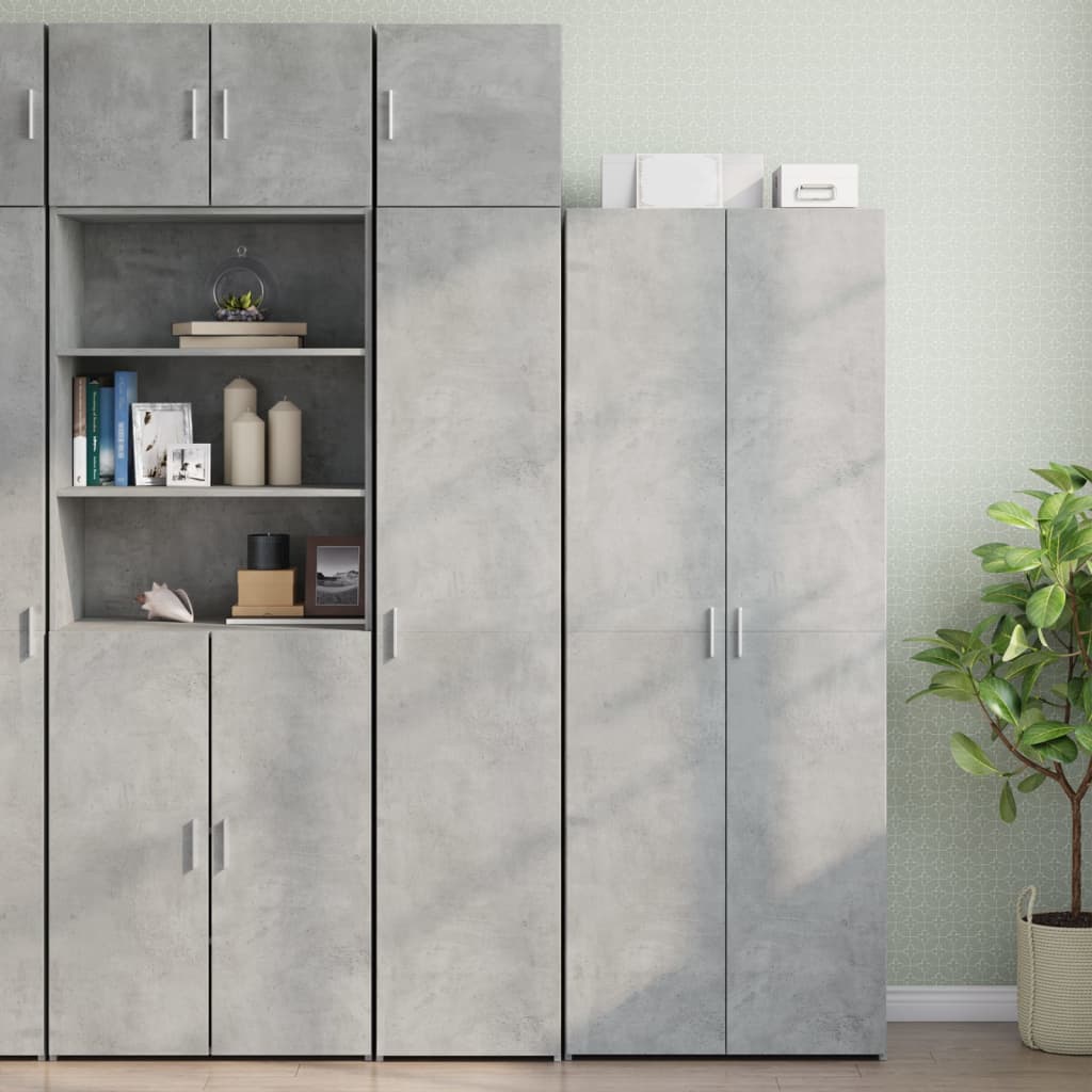 Opbergkast Smal 40X42,5X225 Cm Bewerkt Hout Ig