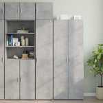 Opbergkast Smal 40X42,5X225 Cm Bewerkt Hout Ig