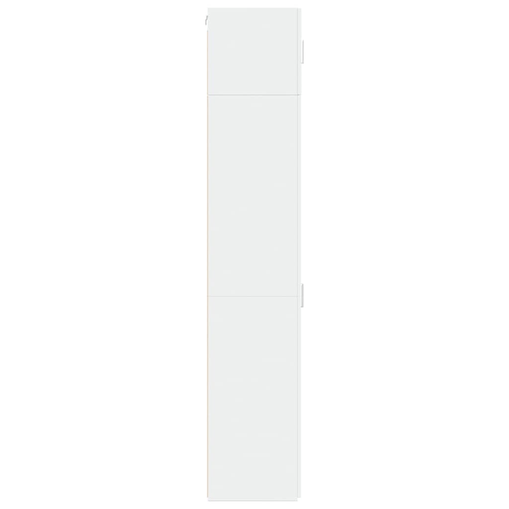Opbergkast Smal 45X42,5X225 Cm Bewerkt Hout
