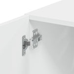 Opbergkast Smal 45X42,5X225 Cm Bewerkt Hout